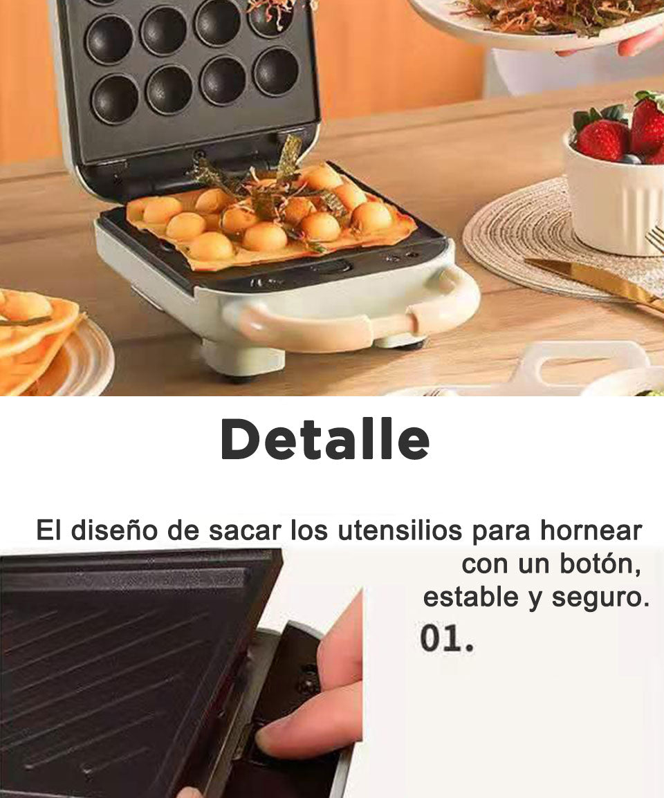 Sandwich Maker - Waffle Donut Cookies & Pancake Cooker & Toaster