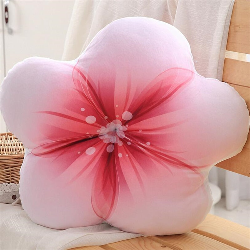 Plant Leaves  & Flower Pillow - OZN Shopping