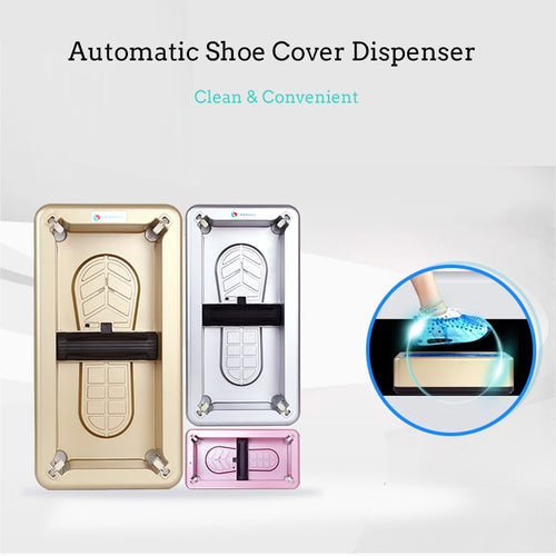Automatic Shoe Cover Machine Intelligent Shoe Sleeve Tool Disposable Foot Cover Machine Shoe Film Device with cover*100pc - OZN Shopping