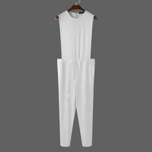 Load image into Gallery viewer, Fashion Men Jumpsuit Solid Color Sleeveless Casual O Neck Fitness Rompers Zippers Streetwear Chic Men Overalls Trousers INCERUN - OZN Shopping
