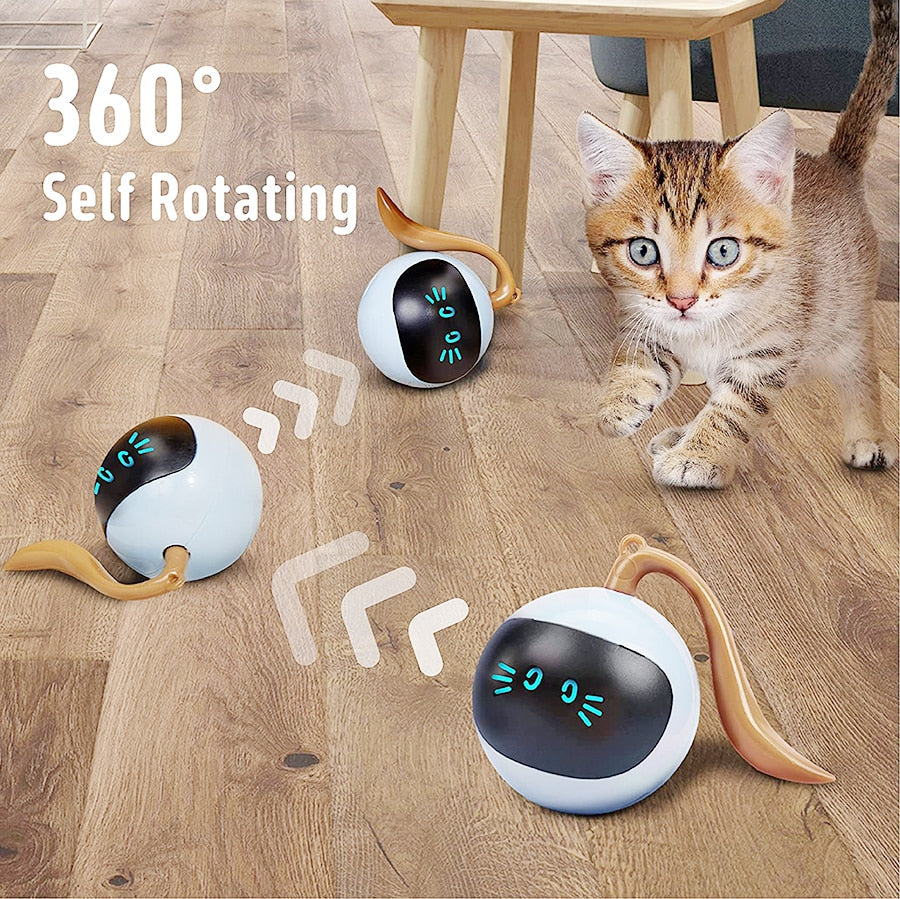 Rolling Automatic Smart Cat Ball Toys - OZN Shopping