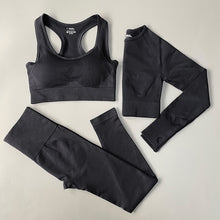 Load image into Gallery viewer, Women Fitness Set Workout Sportswear  Crop Top, Leggings , Sports Suit - OZN Shopping

