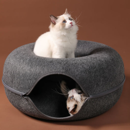 Cat Donut Bed Tunnel Toy - OZN Shopping