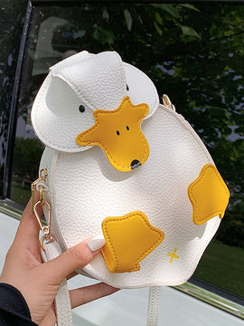 Cute Cartoon Duck Ladies Shoulder Bag