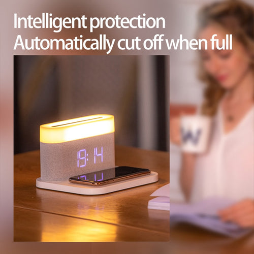 Wireless Chager with Clock & Lamp - OZN Shopping