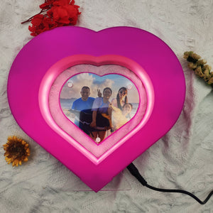 Heart shape magnetic floating photo frame, high tech levitating picture photo frame gifts - OZN Shopping