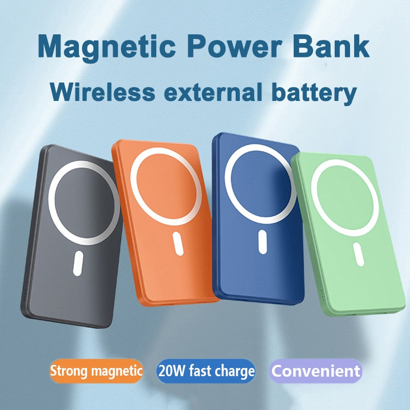 Portable Magnetic Power Bank Fast Charging Powerbank - OZN Shopping