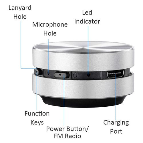 Bluetooth Speaker Vibration Stereo