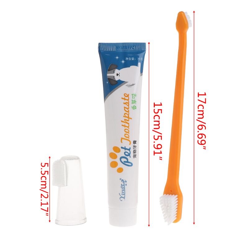 Cat Tooth Brush + Tooth paste Oral Hygine Kit / Pets & Dogs - OZN Shopping