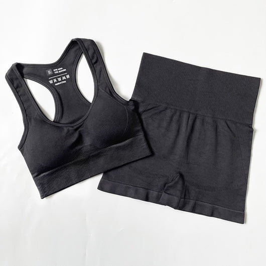 Women Fitness Set Workout Sportswear  Crop Top, Leggings , Sports Suit - OZN Shopping