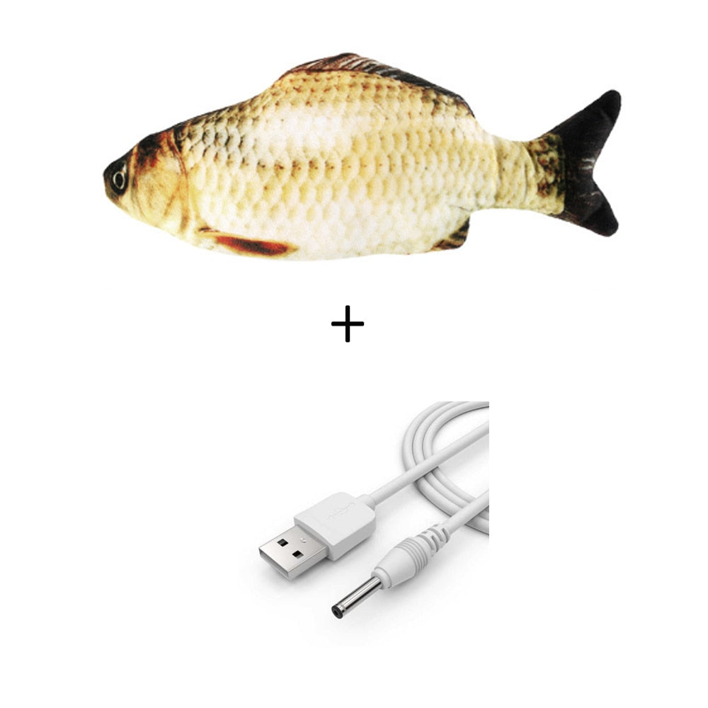 Cat Fish Electric USB Charging Simulation Fish Toys - OZN Shopping