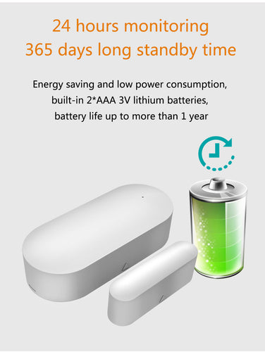 Door Sensor Open Close Detector with Smartlife APP Notification