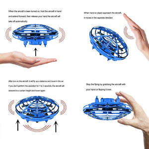 Mini Helicopter UFO RC Drone Infraed Hand Sensing Aircraft Electronic Model Quadcopter flayaball Small drohne Toys For Children - OZN Shopping
