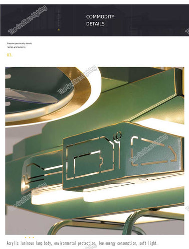 AirPlane LED Chandelier Ceiling Lamp Decor Light