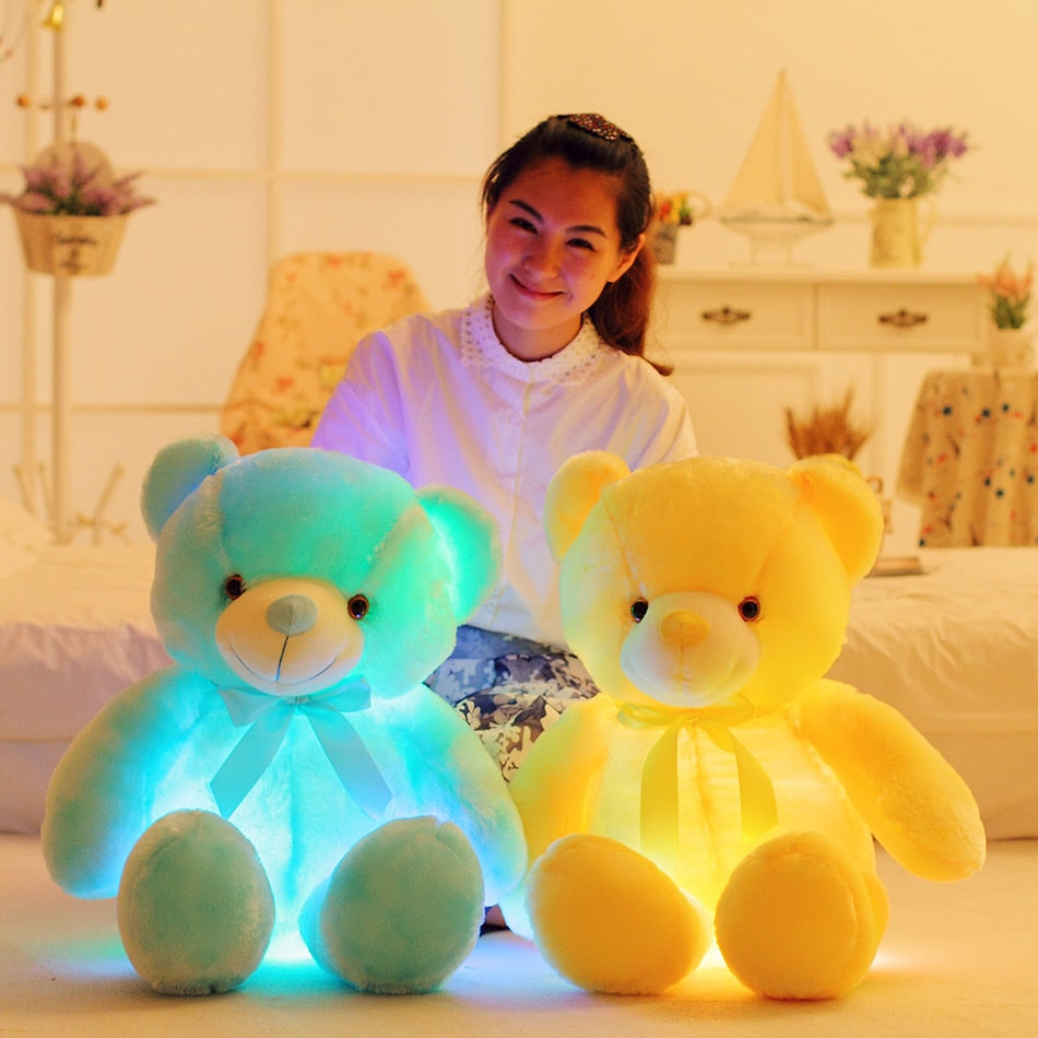 Light Up LED Teddy Bear Colorful Glowing Stuffed Toy - OZN Shopping