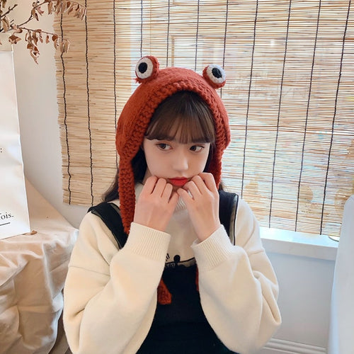 Cute Shrek Hat Wool Winter Knitted Hats