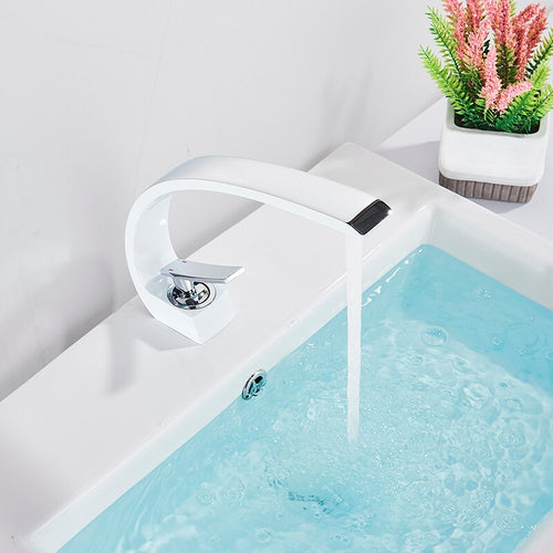 Bathroom Faucet Ceramic Valve Cold and Hot Water Mixer Tap - OZN Shopping