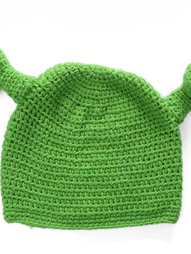 Cute Shrek Hat Wool Winter Knitted Hats