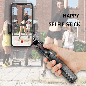 Bluetooth Handheld Gimbal Stabilizer Mobile Phone Selfie Stick Holder Adjustable Selfie Stand - OZN Shopping