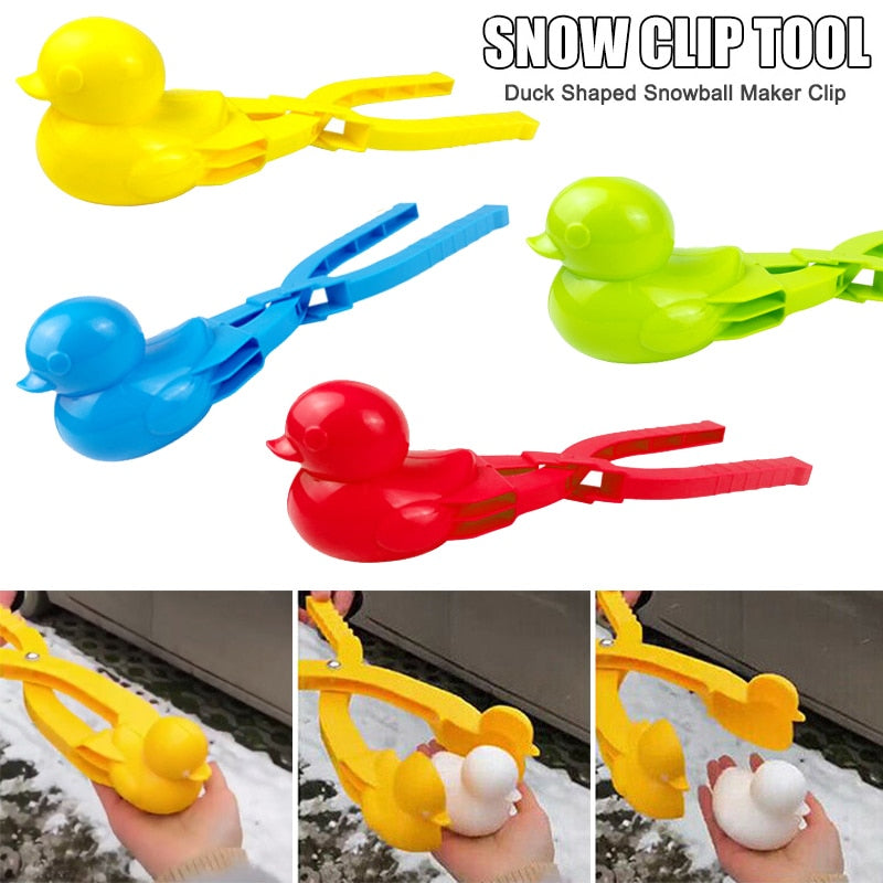 Duck Shaped Snowball Maker Clip  Mold Tool  Fun Sports Toys - OZN Shopping