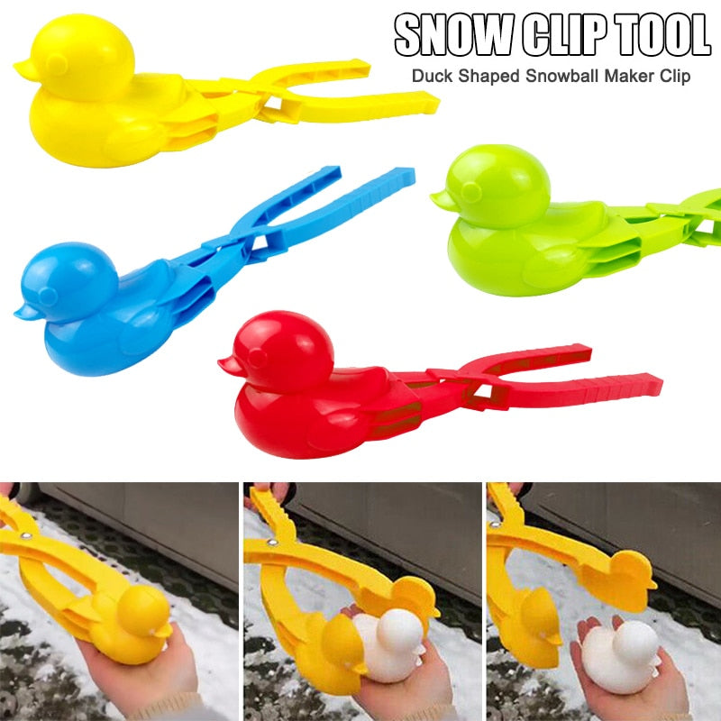 Snowball machine duck shape gripper winter toys snow sand mould sports toys  New