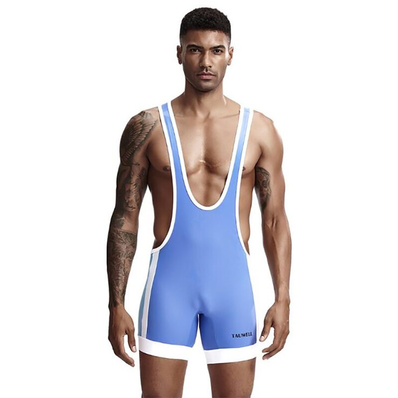 Men Undershirts Leotard Sports Wrestling Singlet Body Shaper Corset Bodysuits Underwear Bodybuilding Jumpsuits Shorts Plus Size - OZN Shopping