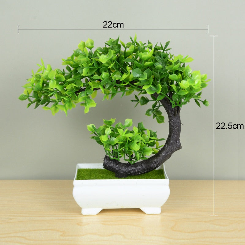 Artificial Plants Bonsai Small Tree Pot