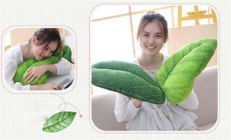 Plant Leaves  & Flower Pillow - OZN Shopping