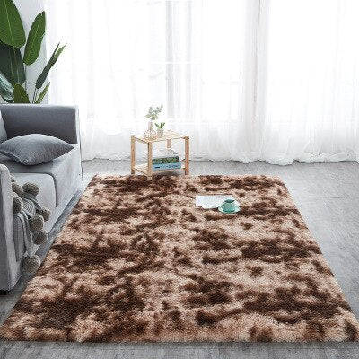Fur Carpet Printed  Floor Fluffy Mats - OZN Shopping