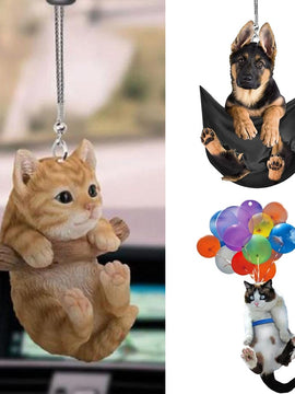 Cute Cat Puppy Car Interior Decor