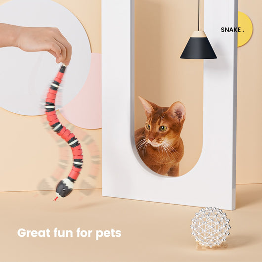 Smart Sensing Snake Cat Toys