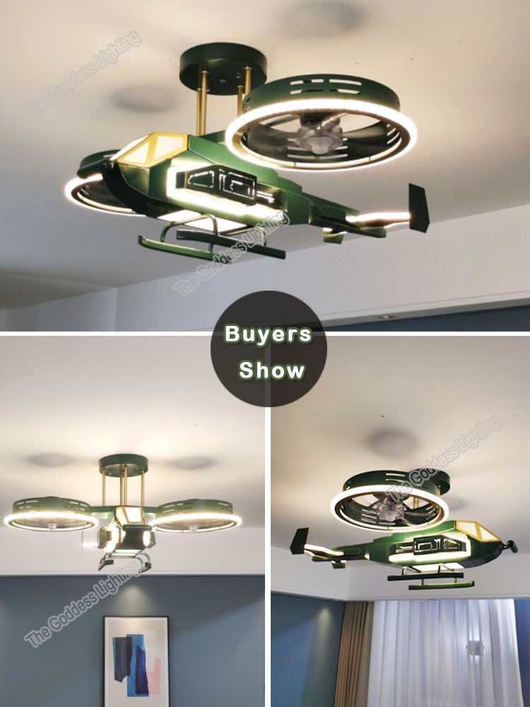 AirPlane LED Chandelier Ceiling Lamp Decor Light