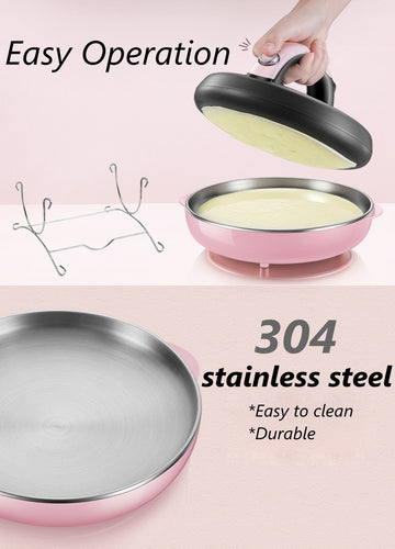 Automatic Non-stick Crepe Makers Pancake Pizza Maker Household Kitchen Tool Electric Baking Pan - OZN Shopping