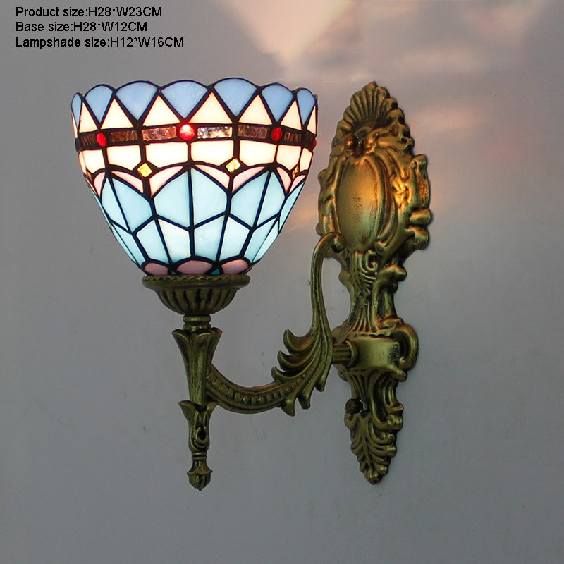 Modern Glass Lampshade Batterfly Pyramid Art Wall Lamp - OZN Shopping