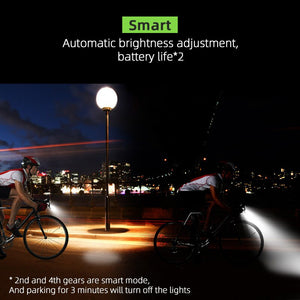 Bicycle Front Light  Rechargeable Smart Headlight - OZN Shopping