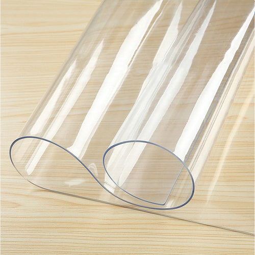 Furniture  Thin Glass Table Mat Cover Protection