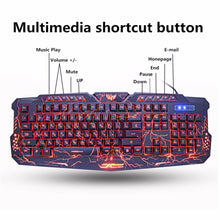 Load image into Gallery viewer, Ergonomic LED Breathing Backlight Pro Gaming Keyboard  &amp; Mouse Combos USB Wired Full Key Professional Mouse Keyboard - OZN Shopping
