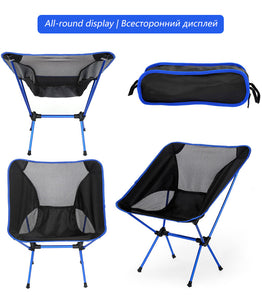 Ultralight Folding Chair Outdoor Camping Chair -   Portable Beach Hiking Picnic Seat Fishing Tools Chair - OZN Shopping