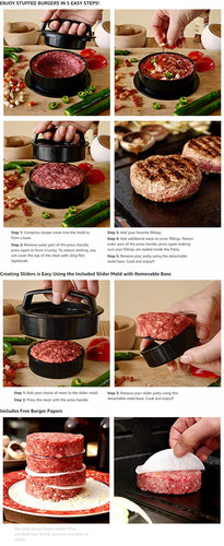 Hamburger Press Patty Maker Kitchen Tool - OZN Shopping