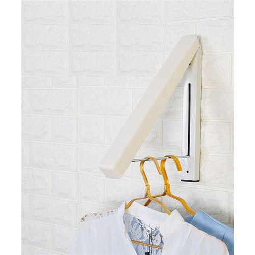 Wall Hanger Retractable Indoor Clothes Hanger magical Folding Kitchen Drying Stand Rack Hanging Holder Organizer Stainless Steel - OZN Shopping