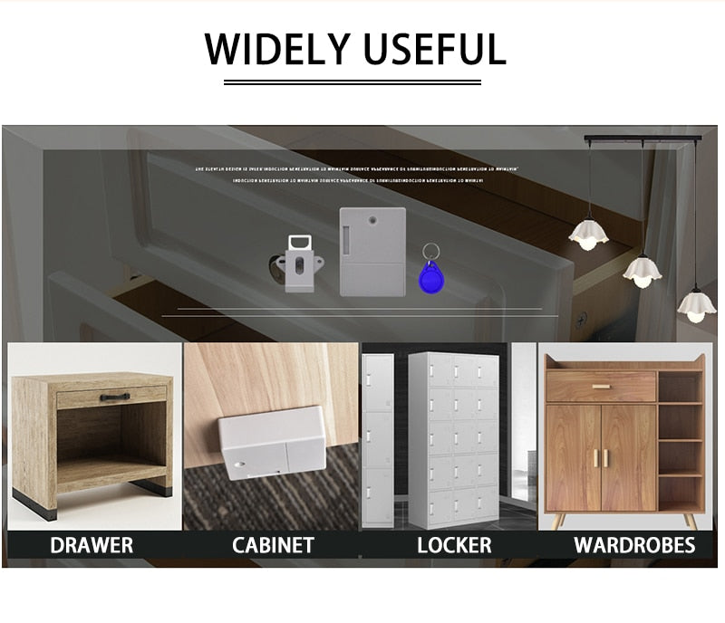 Cabinet Drawer Door Tap Lock