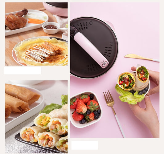 Automatic Non-stick Crepe Makers Pancake Pizza Maker Household Kitchen Tool Electric Baking Pan - OZN Shopping