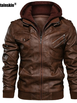 Mountainskin New Men's Leather Jackets