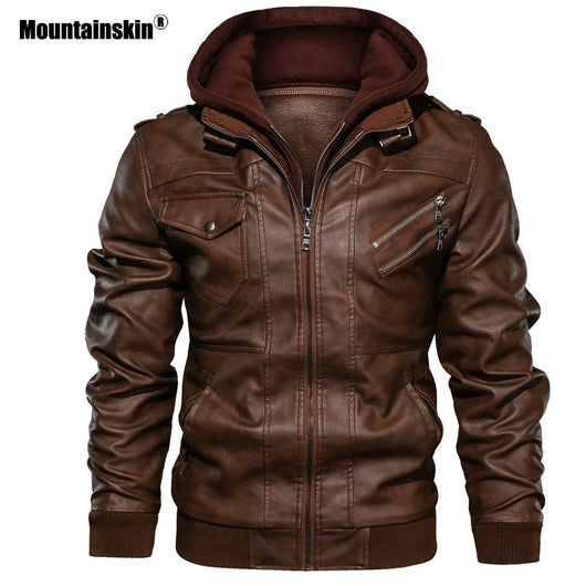 Mountainskin New Men's Leather Jackets - OZN Shopping