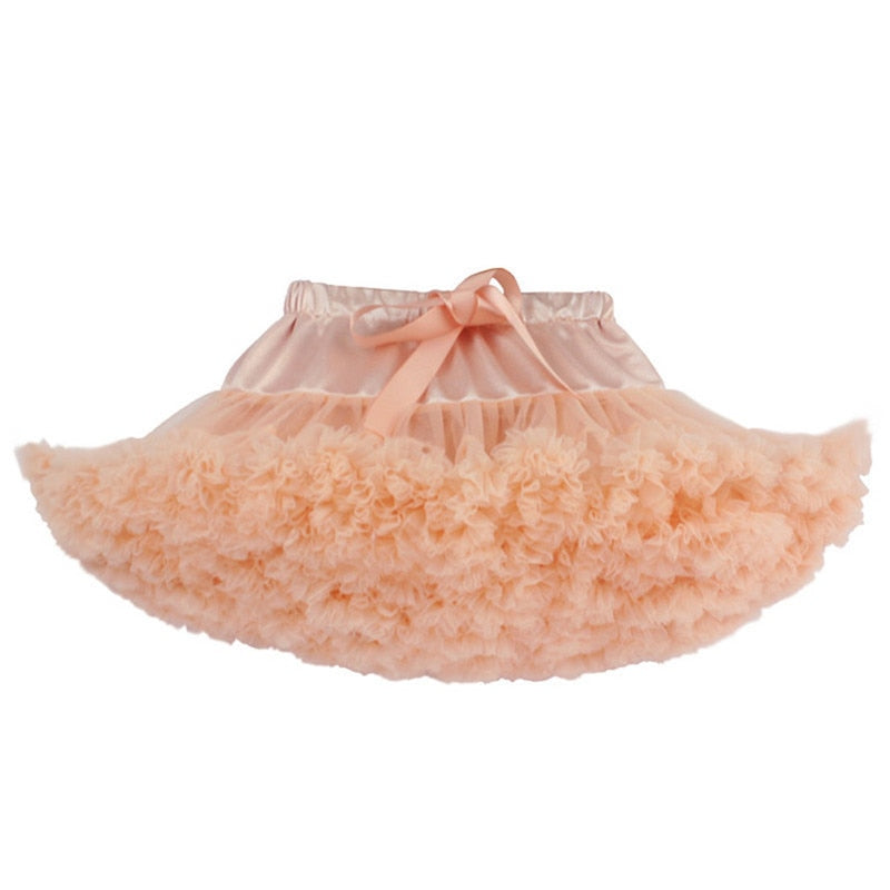 Girl Kids Fluffy Skirt Ballerina Party Clothes - OZN Shopping