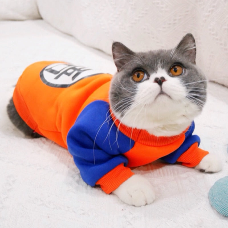 Cat Clothes Costume Pet Swaetshirt