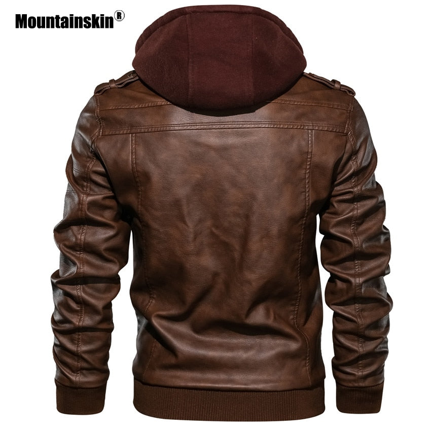 Mountainskin New Men's Leather Jackets - OZN Shopping