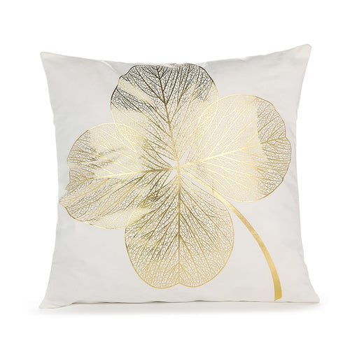 Gold Pillow Case Black And White Golden Painted Pillowcase - OZN Shopping