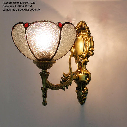 Modern Glass Lampshade Batterfly Pyramid Art Wall Lamp - OZN Shopping