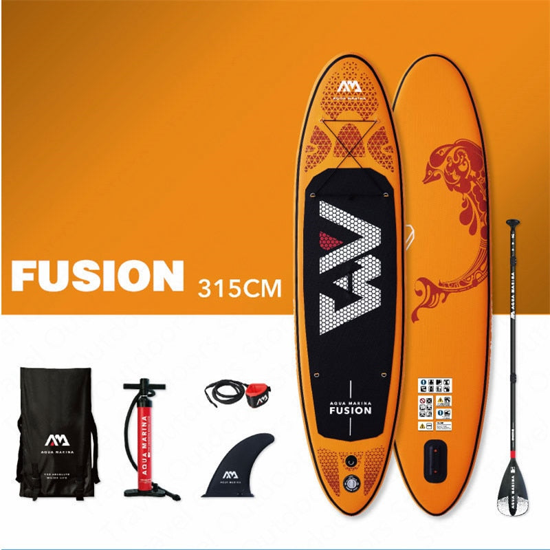 Free Shipping Aqua Marina Fusion 315*76*15cm Stand Up Paddle Board Inflatable Sup-Board Surfboard - OZN Shopping